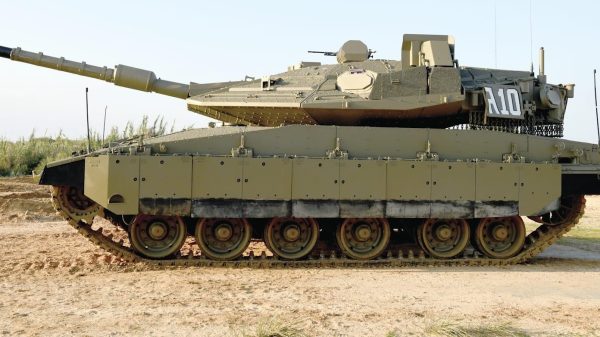 Der Merkava 4 ist der aktuelle Kampfpanzer der israleischen Streitkräfte.