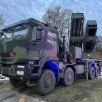 Die deutsche Raketenartillerie Mars 3/Euro-PULS mit der Naval Strike Missile von Kongsberg.