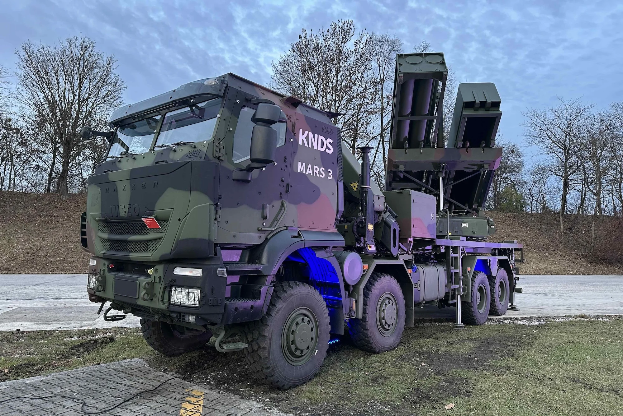 Die deutsche Raketenartillerie Mars 3/Euro-PULS mit der Naval Strike Missile von Kongsberg.