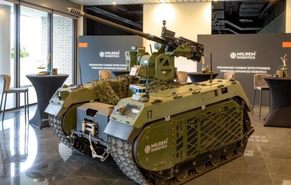 Im VDL-Werk: Milrem Robotics produziert ab sofort in den Niederlanden – auch für die Ukraine.