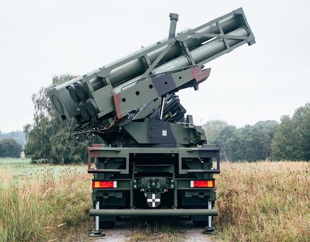 Die neue Raketenartillerie der Bundeswehr: Bisher als EuroPULS bezeichnet, nun von KNDS Deutschland als MARS 3 betitelt. Hiermit soll das Heer Fähigkeiten für Deep Precision Strikes erhalten.