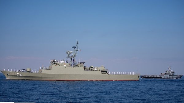 Der Zerstörer Sahand im Jahr 2019.