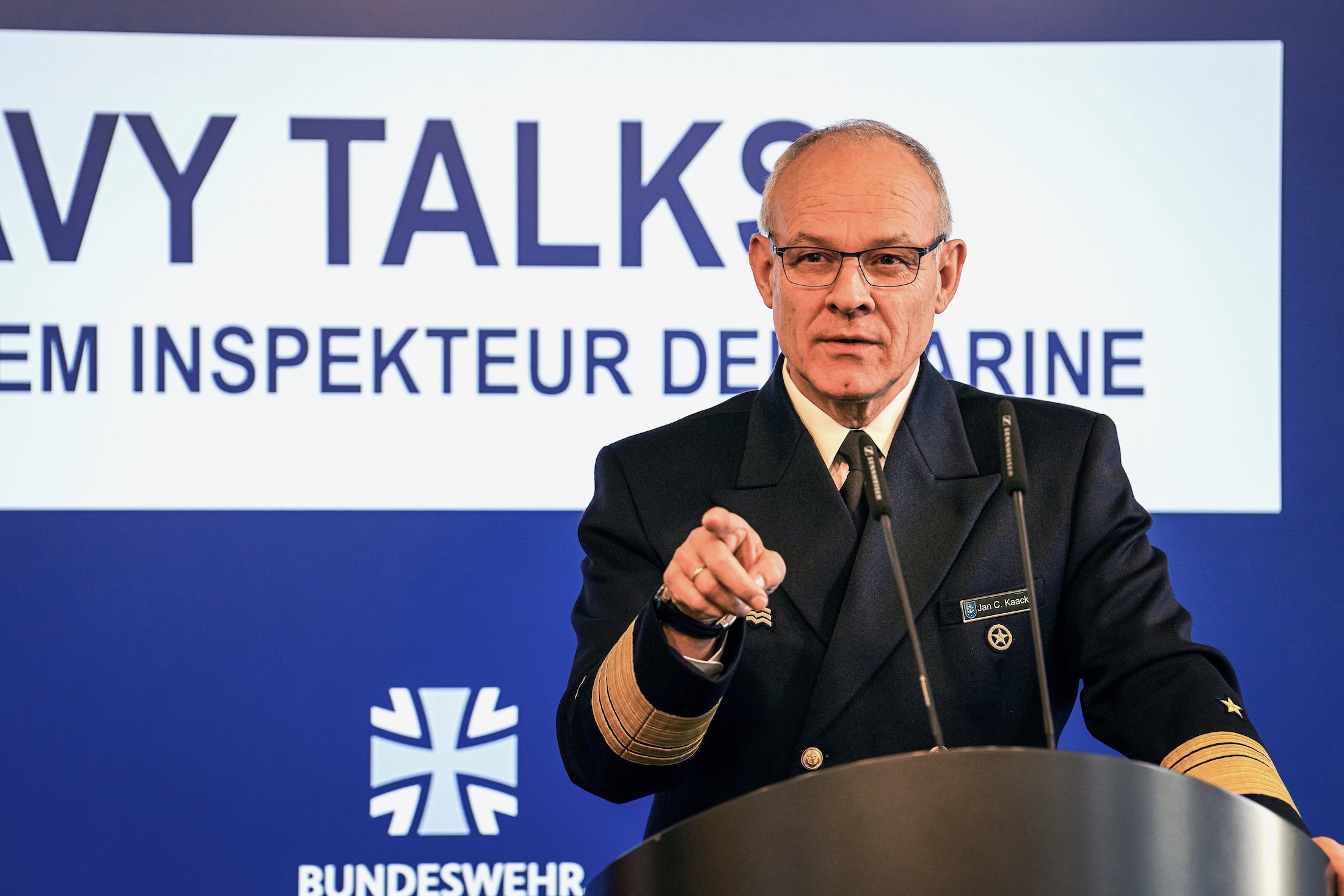 Der Inspekteur Marine, Vizeadmiral Jan Christian Kaack, nannte beim Navy Talk die notwendige Ausrichtung der Deutschen Marine zur wirksamen Abschreckung des immer aggressiver auftretenden Russlands.