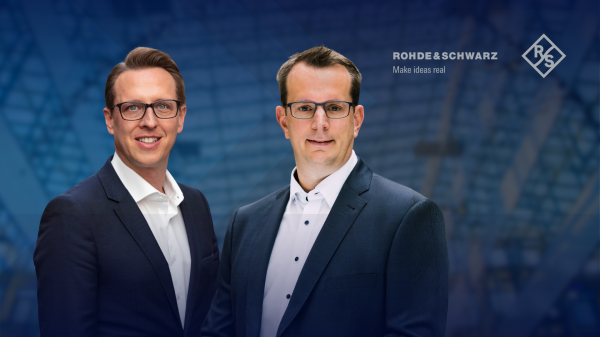 Andreas Hägele (links) und Hansjörg Herrbold leiten als Doppelspitze die Division Technology Systems bei Rohde & Schwarz.