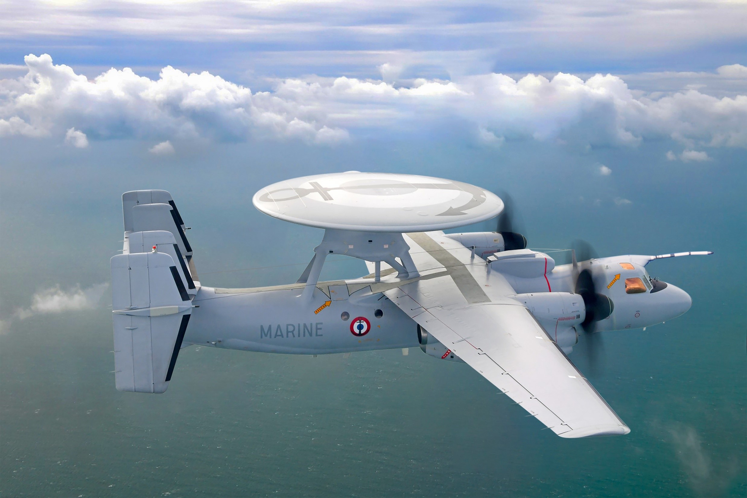 E-2D Advanced Hawkeye: So wird die Maschine für die französische Marine aussehen.