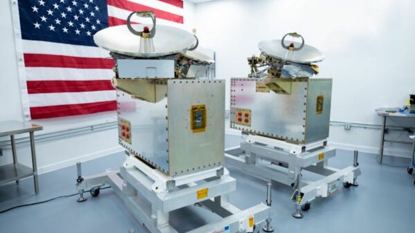 ESPAStar: Die geschützte taktische SATCOM Rapid Prototype-Nutzlast von Northrop Grumman hat die Tests und die Montage vor der Integration in das Raumfahrzeug abgeschlossen. (Foto: Northrop Grumman)