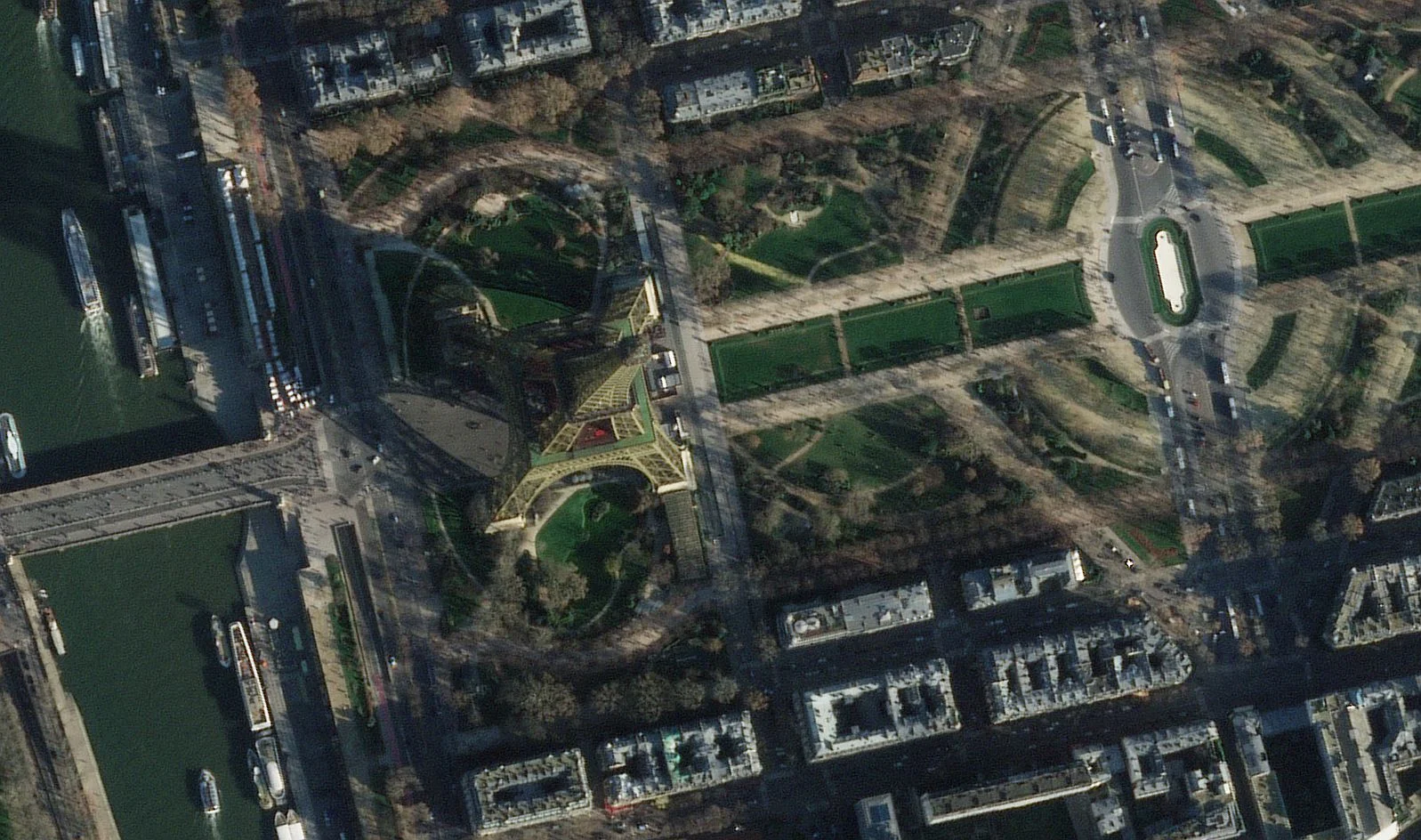 Der Eiffelturm in Paris.