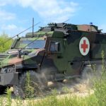 Sanitäts-EAGLE: Das mittlere geschützte Sanitätskraftfahrzeug (mgSanKfz) auf Basis des EAGLE 6x6 wurde jüngst an die Bundeswehr übergeben.