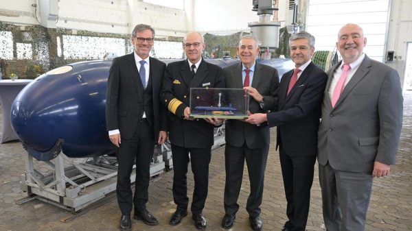 IAI und TKMS haben das große autonome Unterwasserfahrzeug (AUV) BlueWhale an die deutsche Marine ausgeliefert.