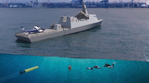 Das PointShield-Systems erkennt alle Gefahren unter Wasser. Es kann von Schiffen aus operieren oder fest verbaut Häfen schützen.