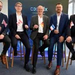 Thales in Deutschland ist nun Teil des globalen Frameworks. Von links: Dr. Rainer Bühling (Director Strategy, Marketing und cortAIx in Deutschland), Dr. Bernhard Quendt (CTO Thales Group), Cedric Jean-Jacques Demeure (VP cortAIx Labs), Christoph Ruffner (CEO Thales Deutschland und Country Director) und Heiko Lütjens (Director Engineering und CTO Thales Deutschland)