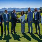 NextGen – Vereinbarten die enge Kooperation in Altenstadt (v.l.): Norbert Lederle, Christopher Tschischka, Alexander Ackerman (alle Vincorion) mit Kristin Doolittle, Siegfried Schneider und Clayton Corley (alle NSPA) und Martin Eisenschmid (Vincorion).