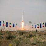 Erster Start einer Ghased am 22. April 2020. Das entsprechende Programm kann sowohl der Entwicklung von Satellitenkapazitäten als auch von Interkontinentalraketen für Nuklearwaffen dienen.