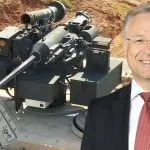 Dr. Andreas Schwer, CEO von EOS, ist von seinen Waffenstationen (hier R800 Slinger) überzeugt. In Deutschland will er die EOS-Laser-Systeme verkaufen.