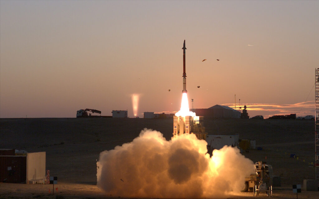 Das Luftverteidigungssystem David’s Sling von Rafael konnte in den letzten Tagen mehrere ballistische iranische Raketen abfangen.