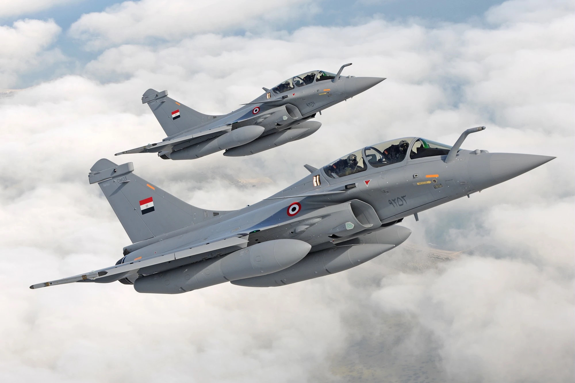 Insgesamt 54 hochmoderne Rafale Kampfflugzeuge wird die Luftwaffe von Ägypten in Zukunft besitzen.