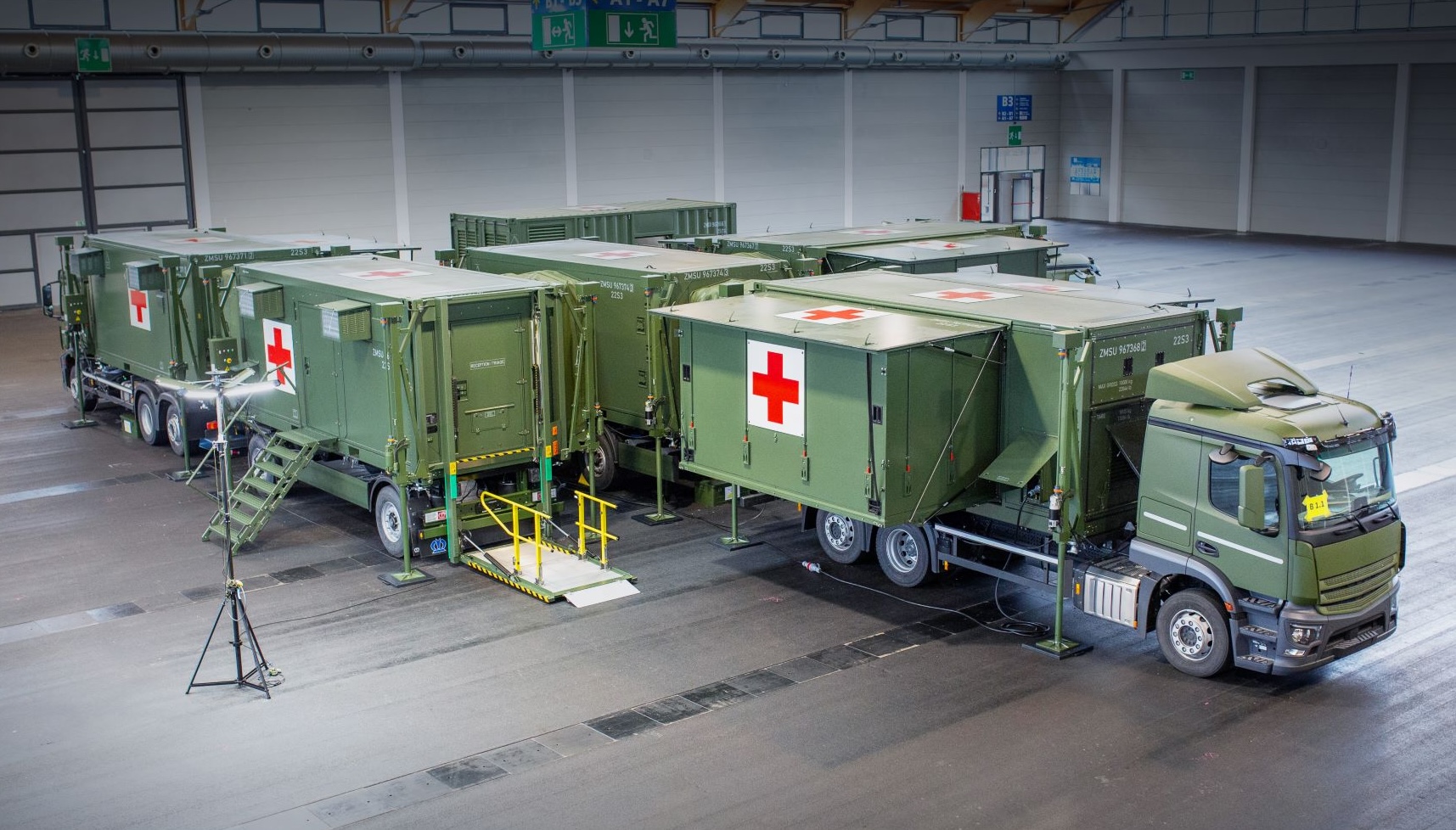 4. mobile Rettungsstation von Rheinmetall an Ukraine geliefert