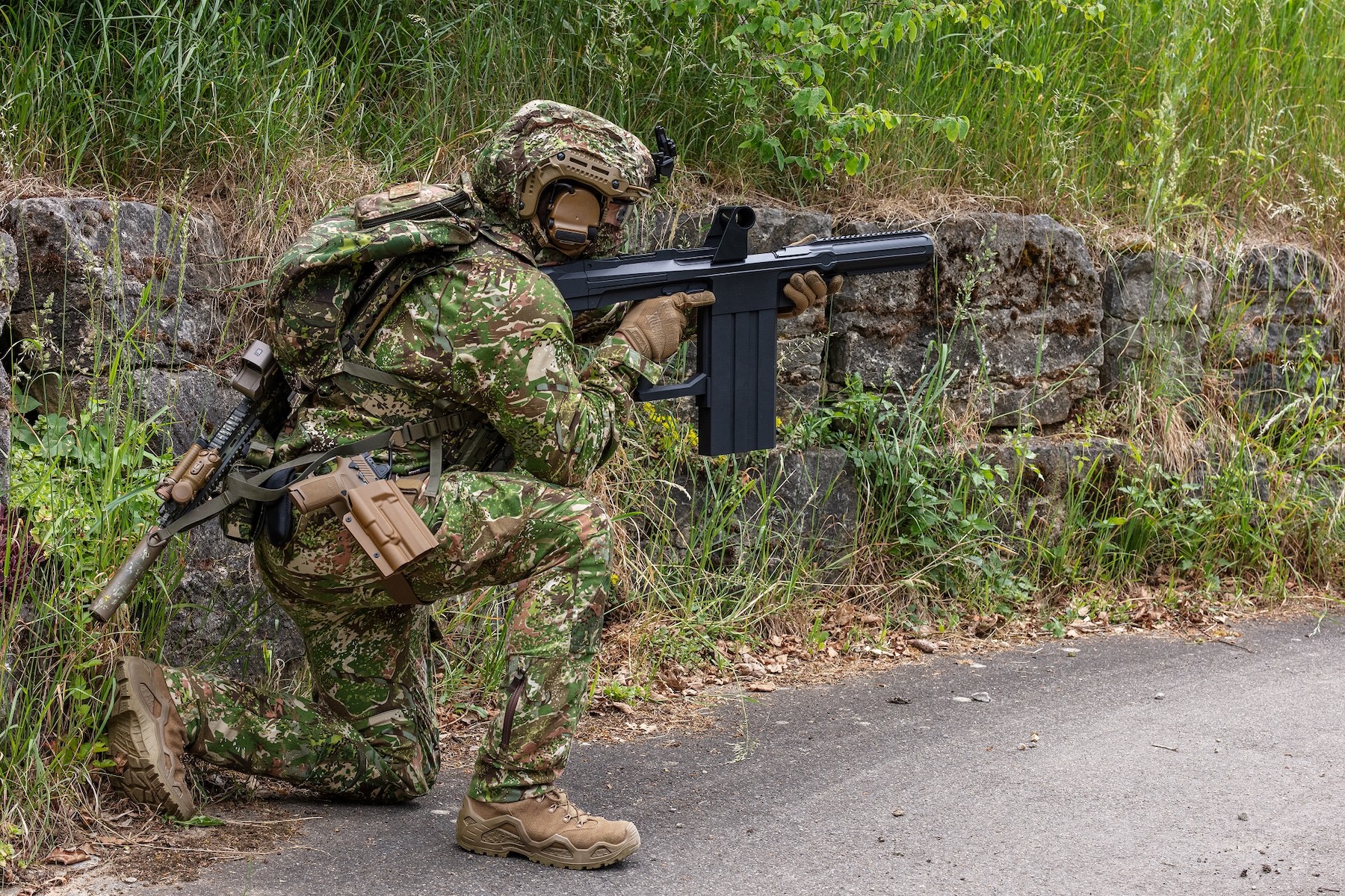 Infanteriewaffe: Dank der Vielzahl an Munitionstypen lässt sich die SSW40 flexibel an den Einsatz anpassen.