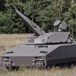 Das Flugabwehrsystem Skyranger 35 von Rheinmetall.