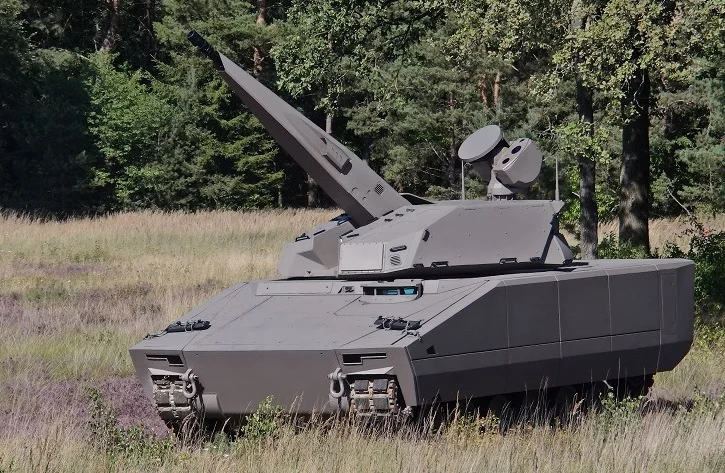 Das Flugabwehrsystem Skyranger 35 von Rheinmetall.