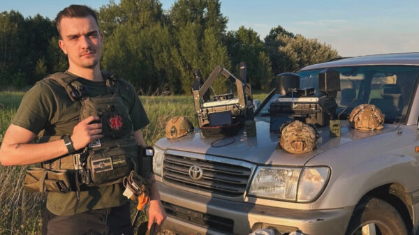 Rettung: Der 22-jährige Ruben Mawick aus Deutschland, arbeitet als freiwilliger Sanitäter in der Ukraine.