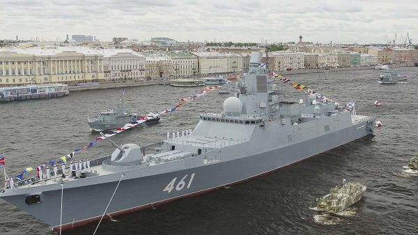 Die Fregatte Admiral Kasatonov (hier ein Bild aus 2021) aus Russland lief kürzlich den Hafen von Alexandria in Ägypten an.