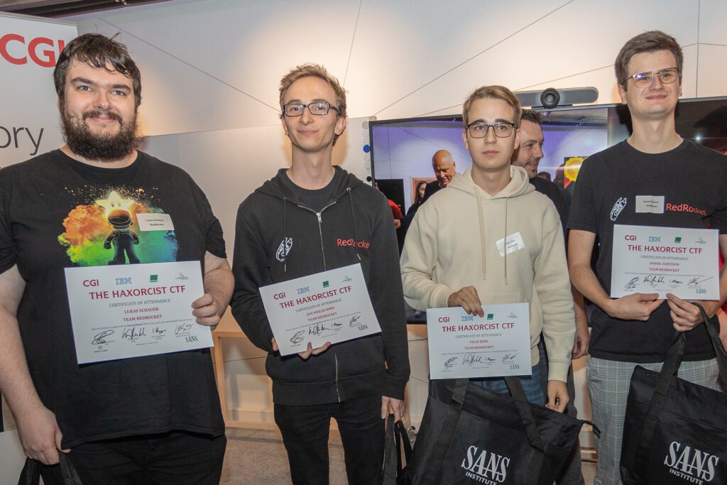 Das Gewinnerteam der Cyber Security-Challenge in Bonn, die RedRockets