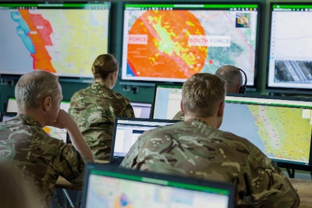 SitaWare als Kern-Tool in einem Situation Center, Foto- Systematic