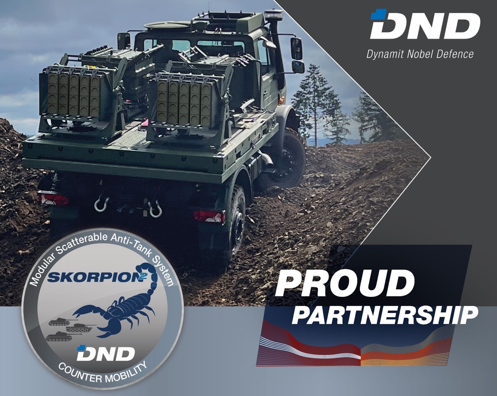 Lettland wird als Erstkunde das Minenwurfsystem Skorpion 2 von Dynamit Nobel Defence (DND) erhalten.