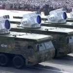 Das als SkyShield bekannte Lasersystem LY-1 aus China bei einer Militärparade im September 2025.