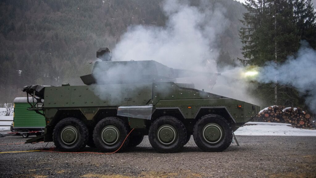 Der Skyranger 30 – hier bei der Test- und Schiesskampagne in der Schweiz – ist mobil und flexibel genug, um die bei vielen Streitkräften bestehende Fähigkeitslücke in der mobilen Flugabwehr zu schließen.