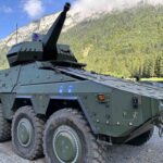 Der Skyranger 30 auf Boxer beim erfolgreichen Demonstrationsschießen im September 2024.
