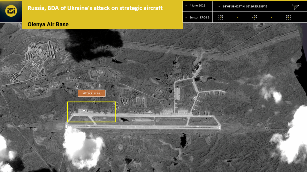 Israelische Satellitenbilder zeigen Treffer auf russischem Luftwaffenstützpunkt.