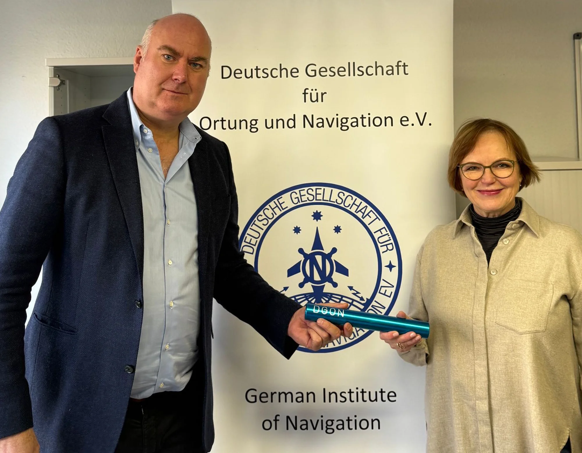 Robert Pomes hat die Geschäftsführung der Deutschen Gesellschaft für Ortung und Navigation (DGON) e. V. von Galina Lange übernommen.