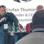 Donaustahl-Chef Stefan Thumann sprach auf der Mission 2044 in Berlin.