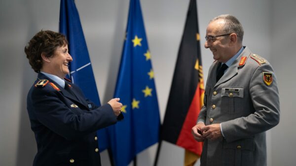 Heute trat die neue Stellvertreterin des Generalinspekteurs (Stv. GI), Generaloberstabsarzt Dr. Nicole Schilling, ihren Dienst an.