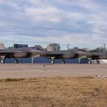Drei Lockheed Martin F-35 „Adir”-Flugzeuge landeten am Sonntag auf dem israelischen Luftwaffenstützpunkt Nevatim.