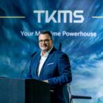 TKMS-CEO Oliver Burkhard auf dem Capital Markets Day.