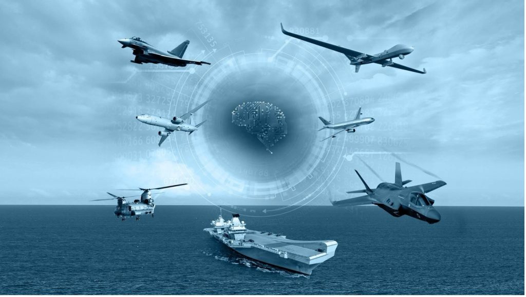 Das Multi-Domain Mission Support System (MD MSS) verbindet die See- und Luftplattformen.
