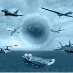 Das Multi-Domain Mission Support System (MD MSS) verbindet die See- und Luftplattformen.