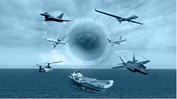 Das Multi-Domain Mission Support System (MD MSS) verbindet die See- und Luftplattformen.