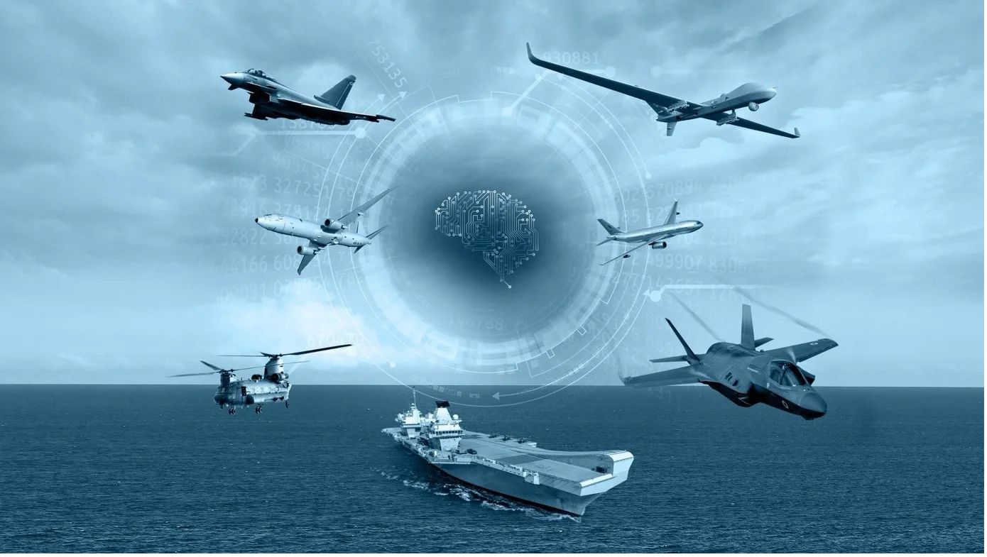 Das Multi-Domain Mission Support System (MD MSS) verbindet die See- und Luftplattformen.