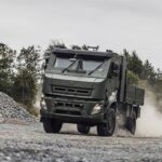 Der gepanzerte Volvo Defense FMX 4x4-Lkw wird auf der DSEI ausgestellt.
