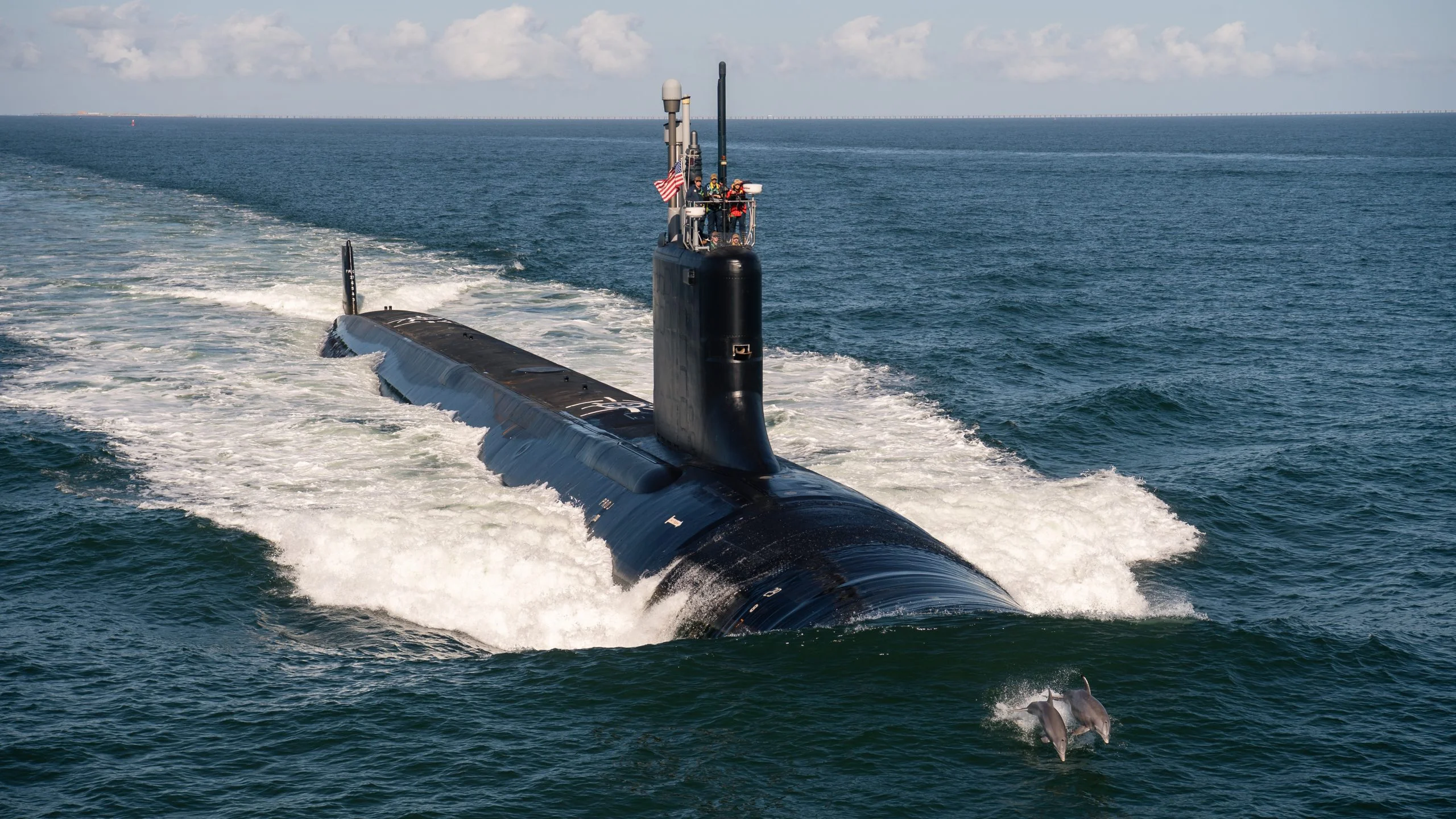 US Navy: Das U-Boot der Virginia-Klasse Massachusetts (SSN 798) wurde jetzt ausgeliefert: (Foto: HII)