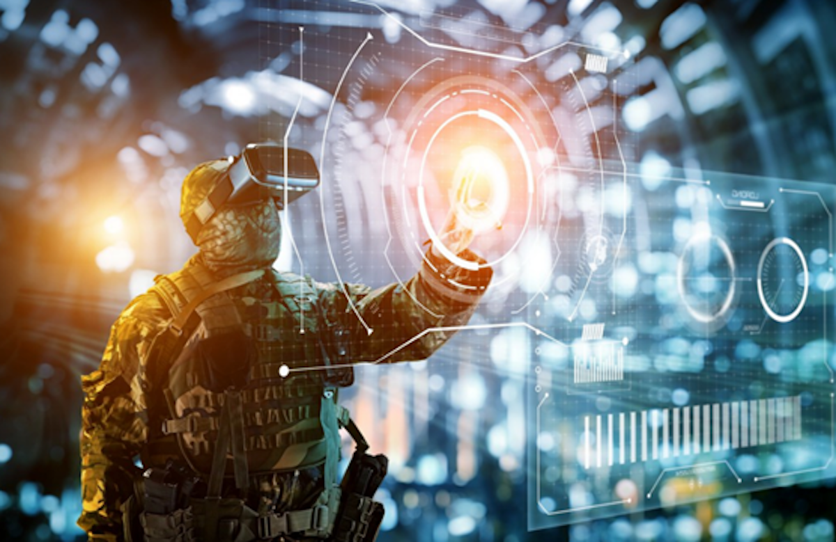 Symbolische Darstellung der Nutzung von KI im militärischen Bereich. Illustration: Ministry of Foreign Affairs (The Netherlands)
