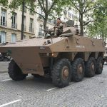 Der VBCI ist ein französischer 8x8-Rad-Schützenpanzer, der von Nexter und Arquus entwickelt wurde.