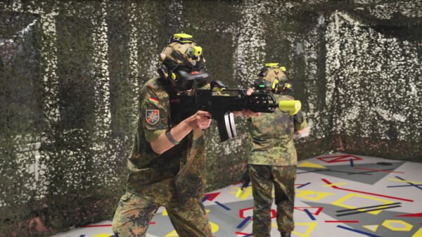 Soldaten beim Training mit VR4SIT