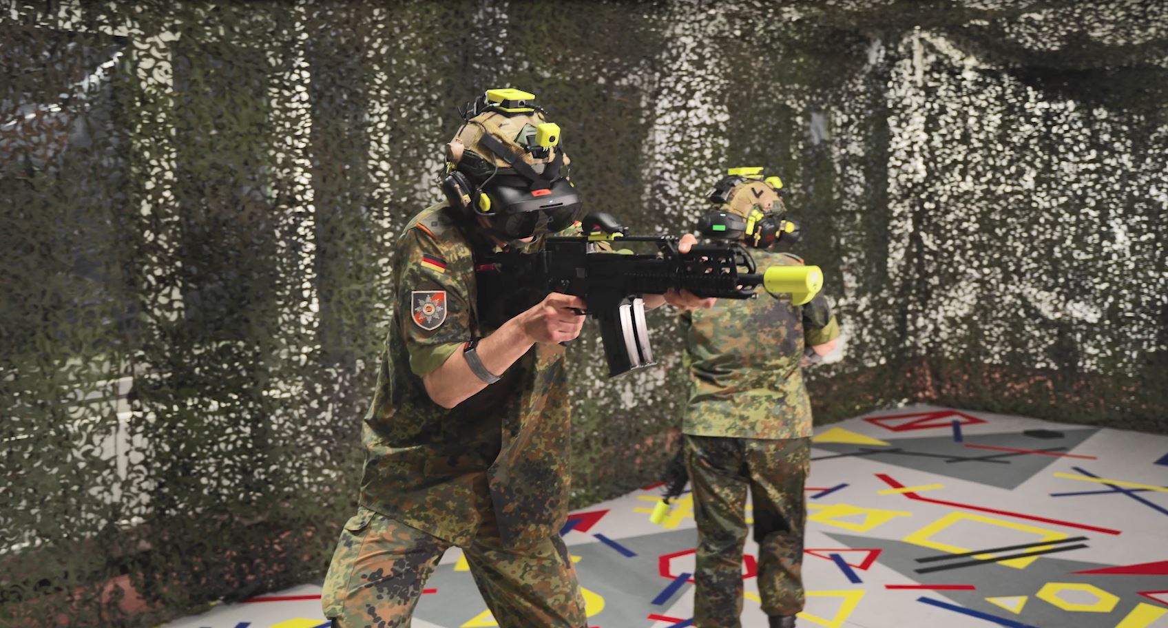 Soldaten beim Training mit VR4SIT
