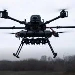 Bewaffnete Drohnen, wie hier die ukrainische Drohne Vampire, stellen eine Gefahr für die zivile Luftfahrt dar.