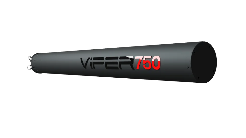 Das Viper 750 Sub-to-Air Loitering System von SpearUAV ist ein kleines, gekapseltes Drohnensystem, das von den Standard-Startvorrichtungen der TKMS U-Boote aus gestartet werden kann.